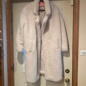 Azalea Wang Sherpa coat size M/L